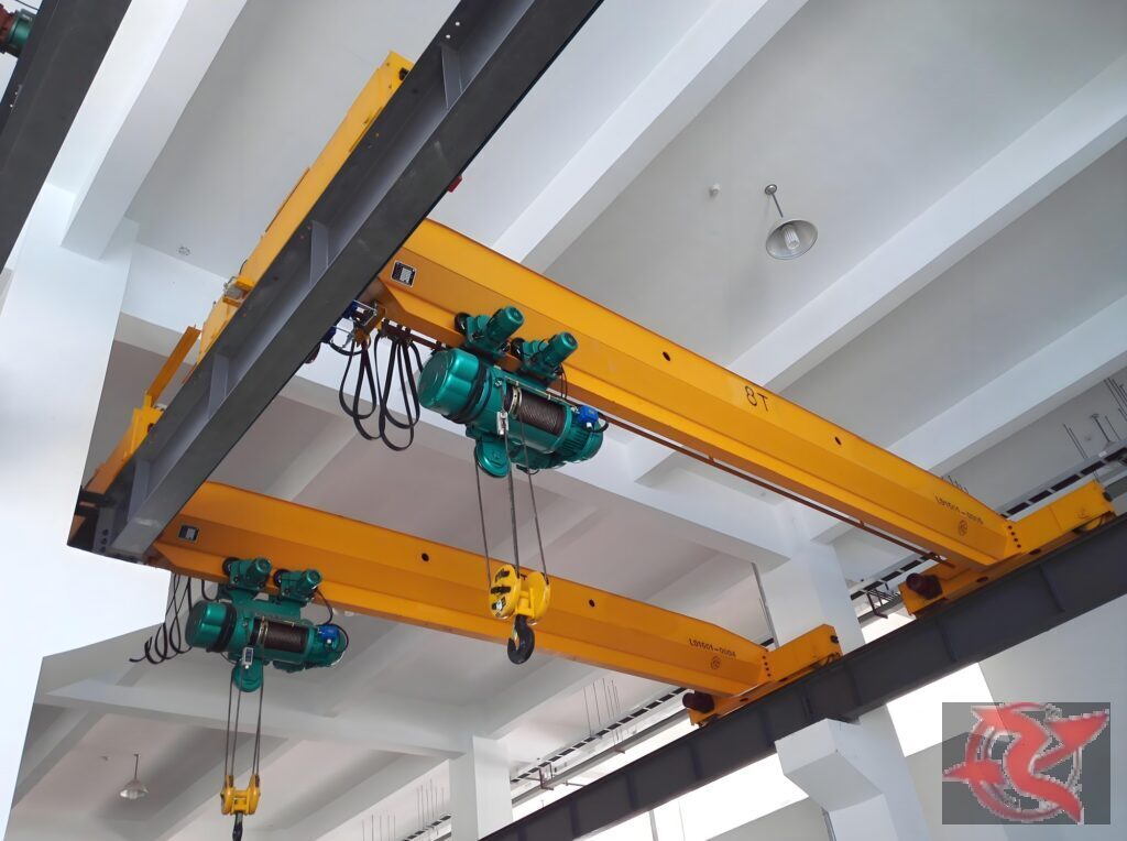 Foto eines elektrischen Einträger-Brückenkrans vom Typ LD