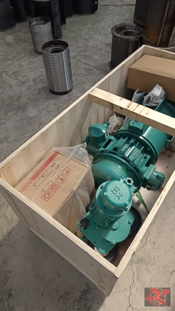 Verpackung für Elektrokettenzüge
