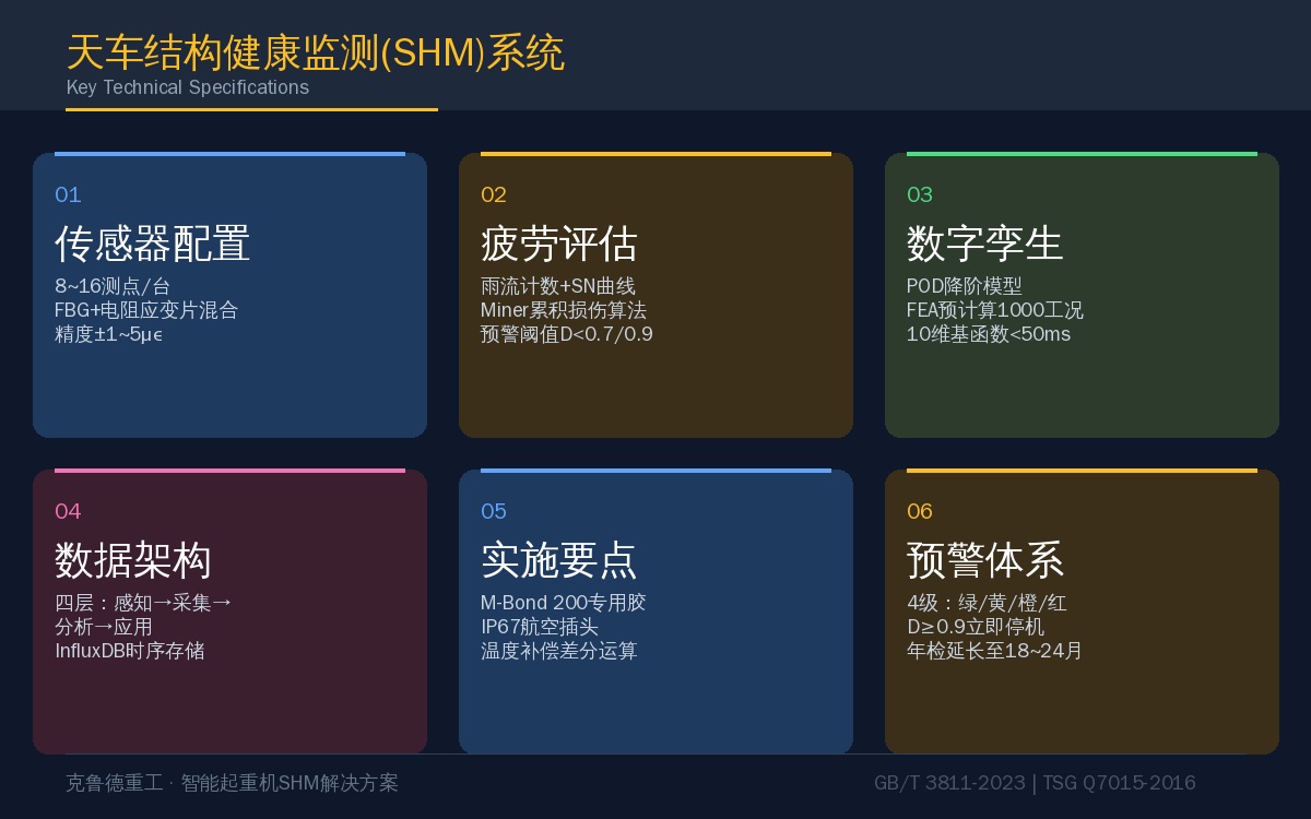 天车SHM系统核心技术参数一览